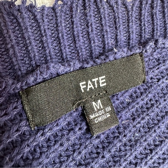 Fate College Ready Colorblock Fall Long Sleeve Sweater, Medium - Picture 12 of 14